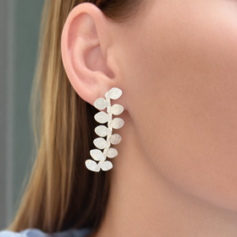 Pendientes Largos Plata