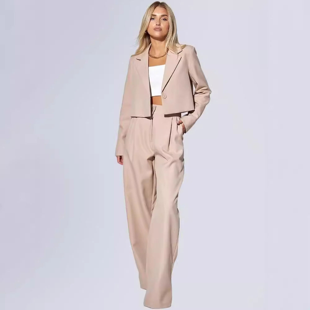 Fashion Casual Short Small Suit Slim Suit Women's Suit