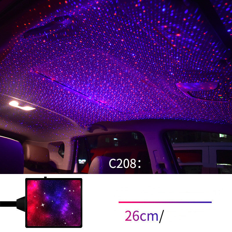 Star Light Projector Party Lights USB Car Interior Lighting Starry Sky Galaxy Night Lights