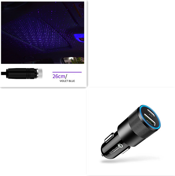 Star Light Projector Party Lights USB Car Interior Lighting Starry Sky Galaxy Night Lights