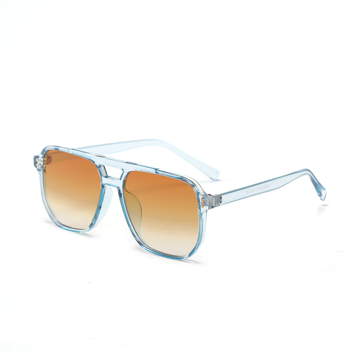 Double beam square sunglasses,