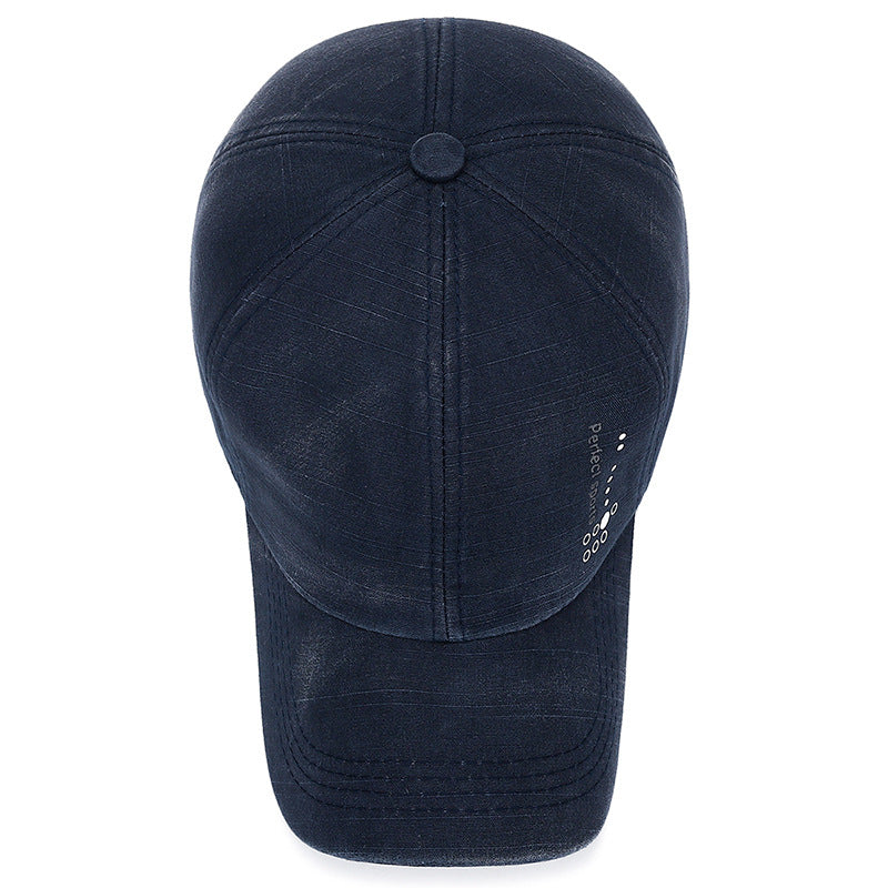 Casquette de baseball délavée et vieillie pour hommes