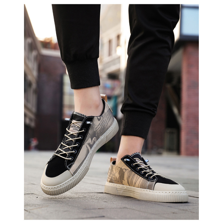 Men's Casual Canvas ShoesUpper Material Artificial PU