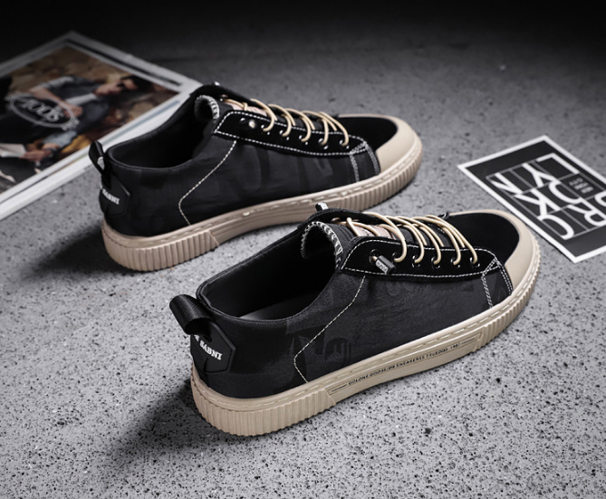 Men's Casual Canvas ShoesUpper Material Artificial PU