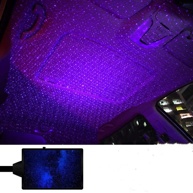 Star Light Projector Party Lights USB Car Interior Lighting Starry Sky Galaxy Night Lights