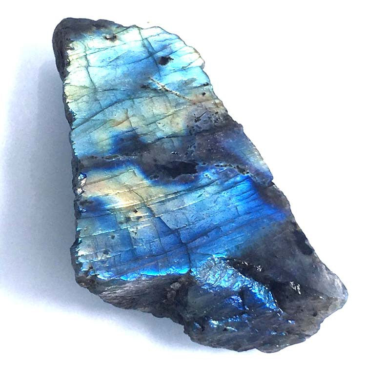 East China Sea Crystal Moonstone Rough Stone Labradorite Carved Mineral Specimen