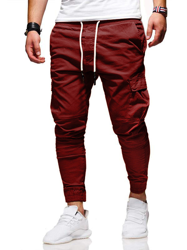 Men Autumn Thin Cotton Casual Pants 