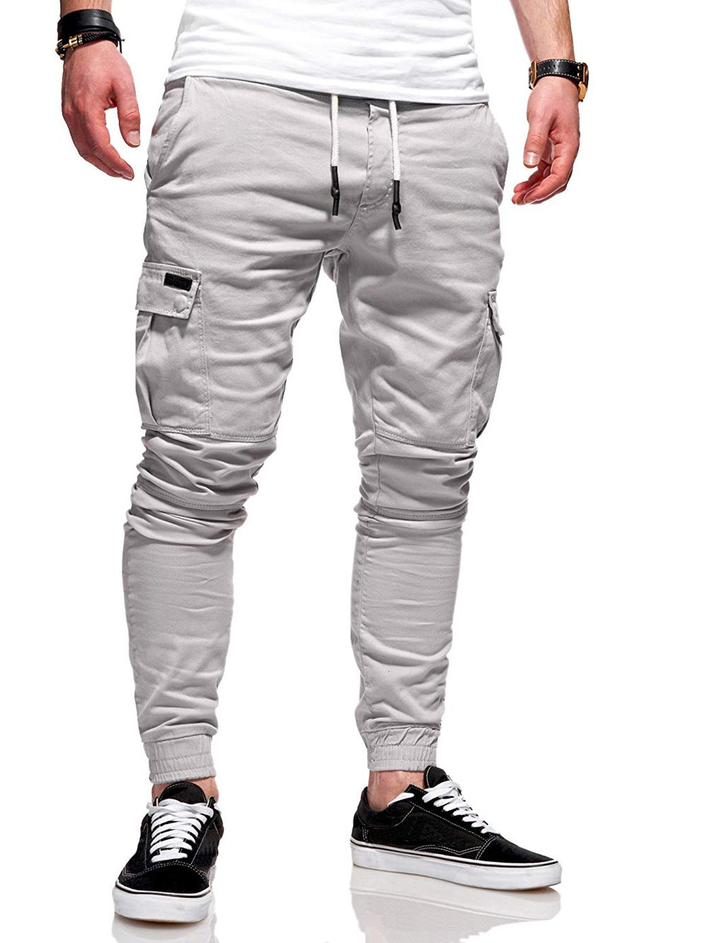 Men Autumn Thin Cotton Casual Pants 