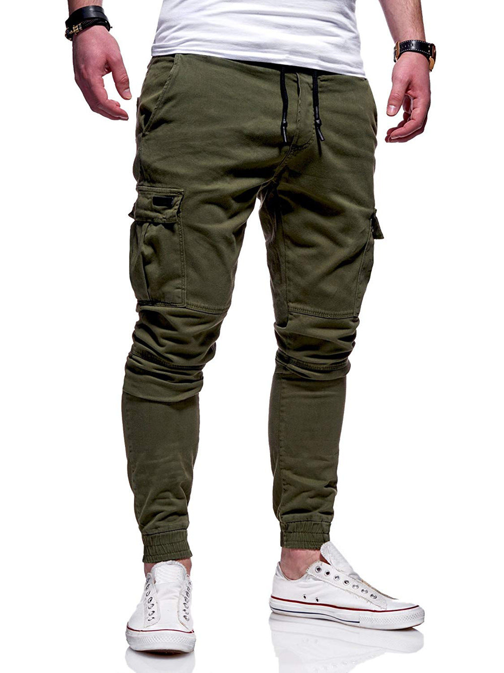 Men Autumn Thin Cotton Casual Pants 