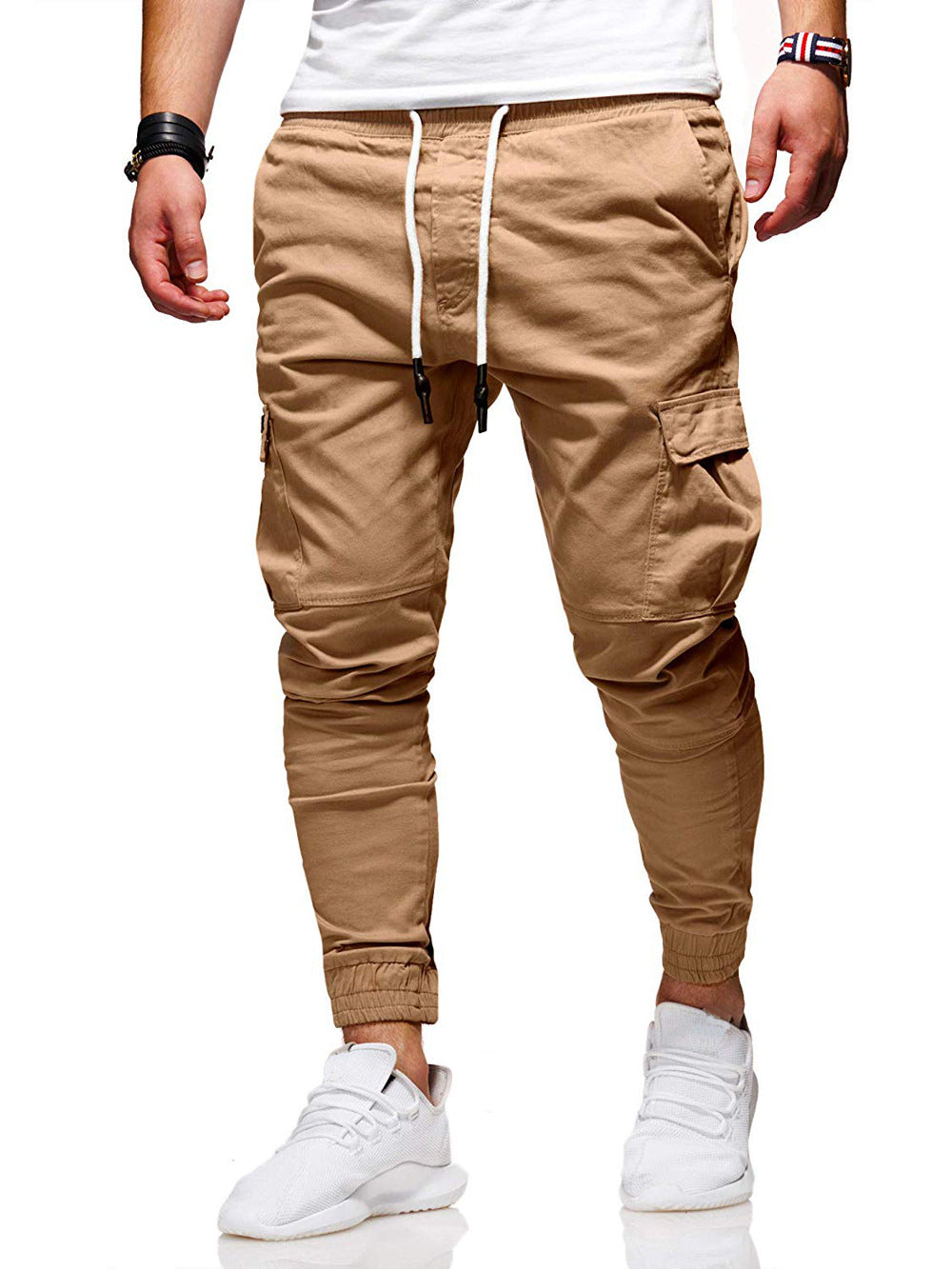 Men Autumn Thin Cotton Casual Pants 