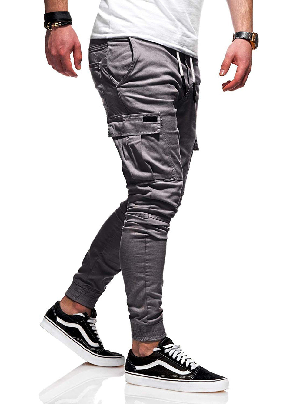 Men Autumn Thin Cotton Casual Pants 