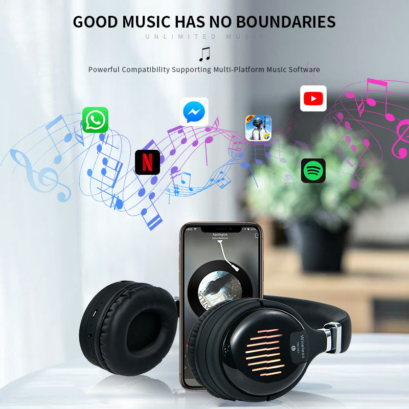 Wireless Headphone TM061 BT5.0 Earphone Gaming Headset