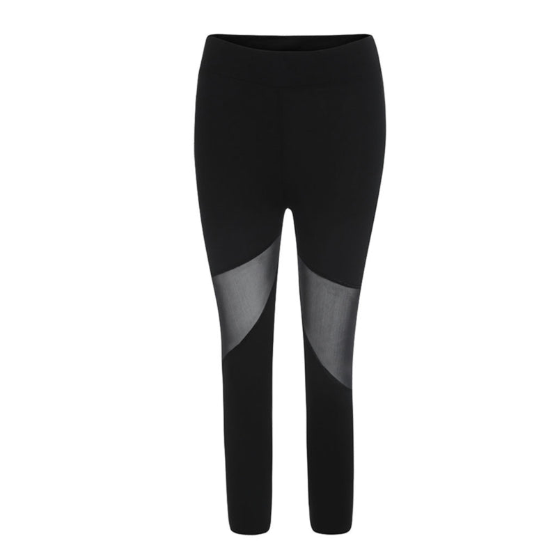 Femmes Leggings Gothique Insérer Mesh Conception Pantalon