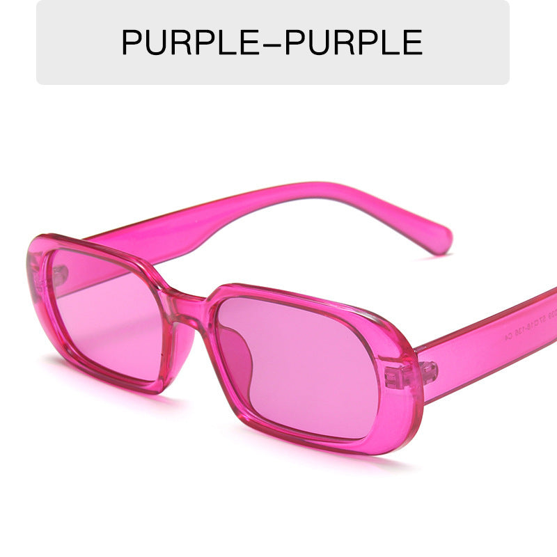 Retro Small Frame Women's Sunglasses Candy Color Colorful Fashion Sunglasses