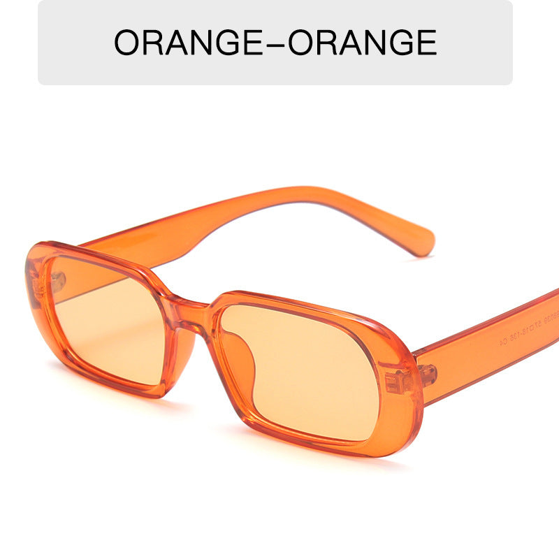 Retro Small Frame Women's Sunglasses Candy Color Colorful Fashion Sunglasses