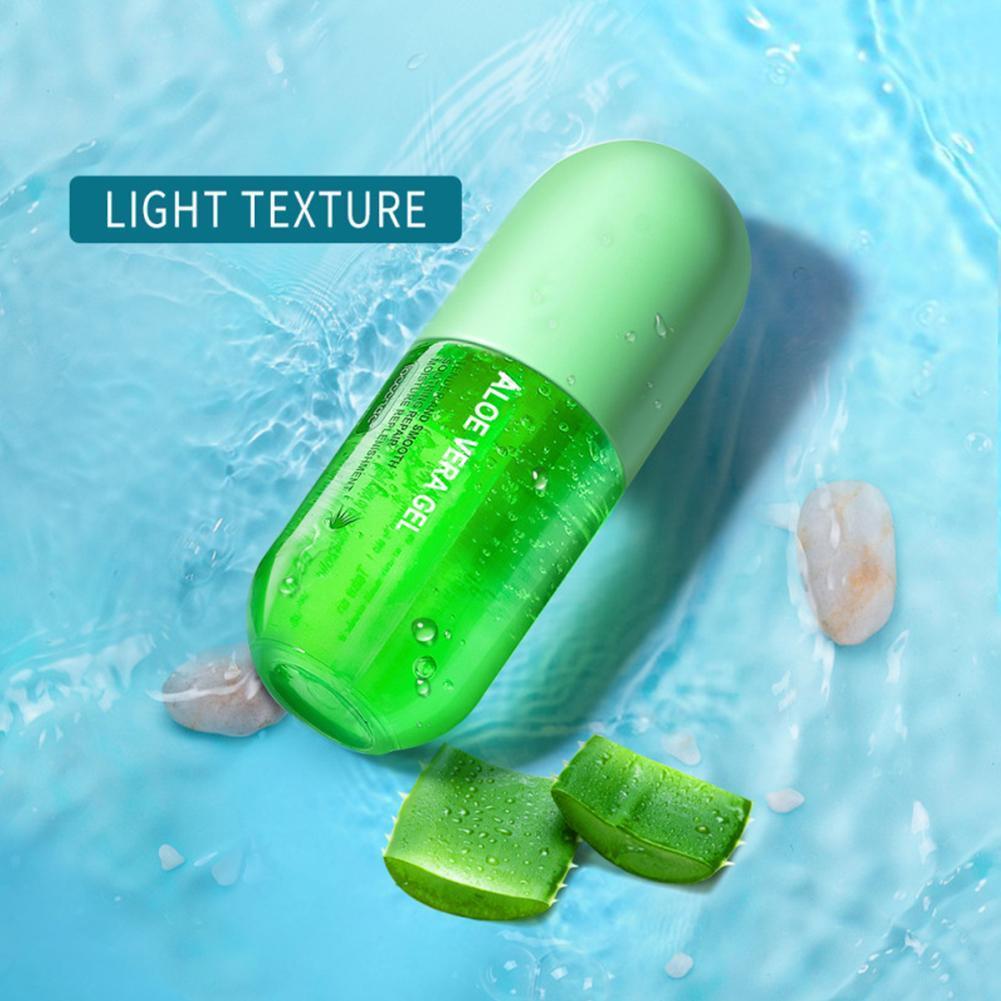 Ibcccndc Capsules, Aloe Vera Gel Moisturizing, Moisturizing, Sunning, Soothing Muscle Aloe Gel Emulsion.