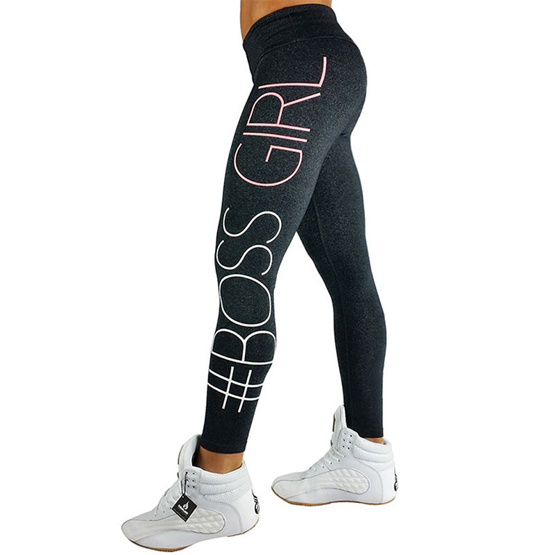 Leggings de yoga skinny Boss Girl