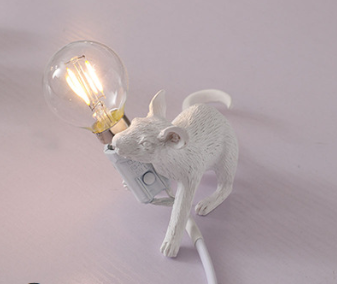 Mouse Personality Mini Decorative Lamp Children'S Room Table Lamp Dormitory Bedside Eye Protection Small Table Lamp