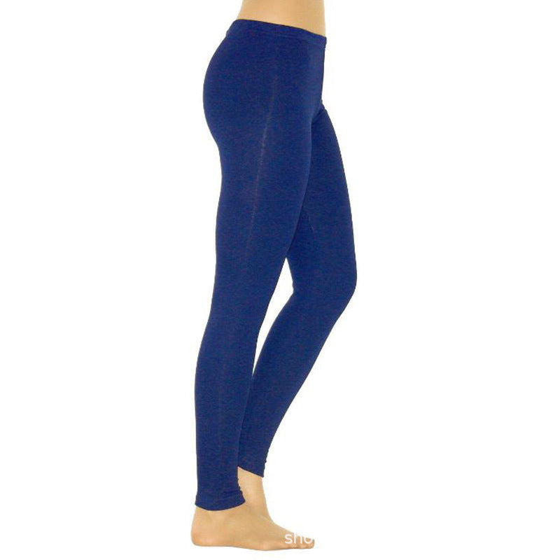 Leggings de couleur unie pour femmes européennes et américaines