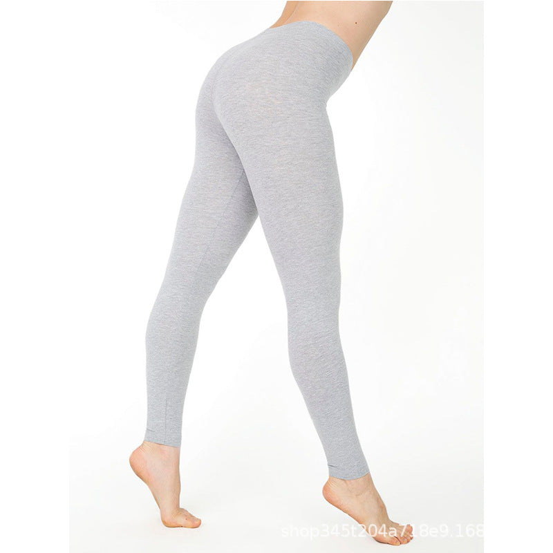 Leggings de couleur unie pour femmes européennes et américaines