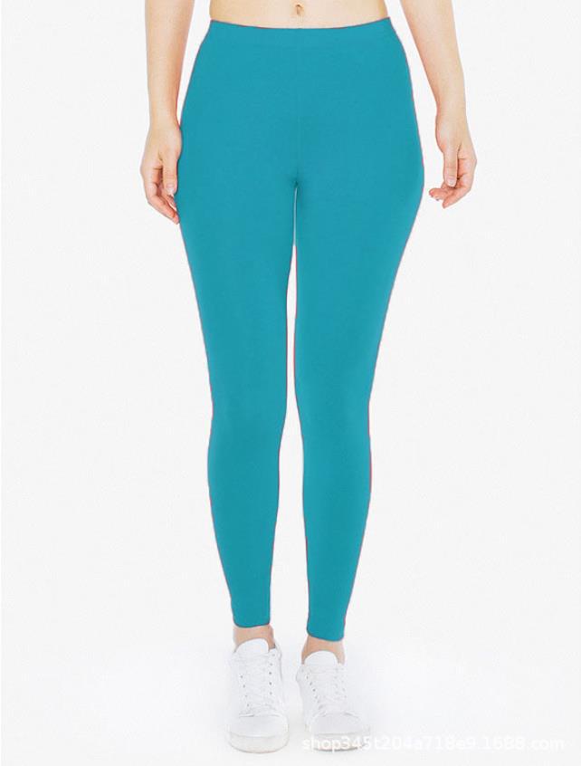 Leggings de couleur unie pour femmes européennes et américaines