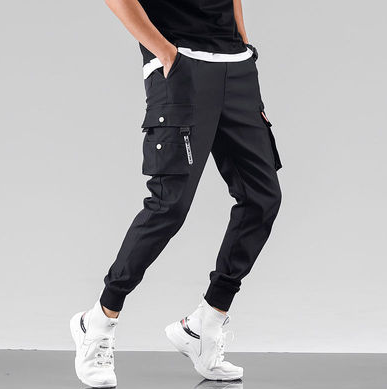 Overalls Men's Trendy Brand Tie-Foot Men's Casual Pants