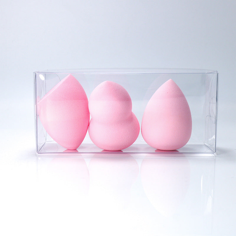 Super Soft Powder-free Makeup Egg Set, Wet And Dry Quiche Makeup Tool