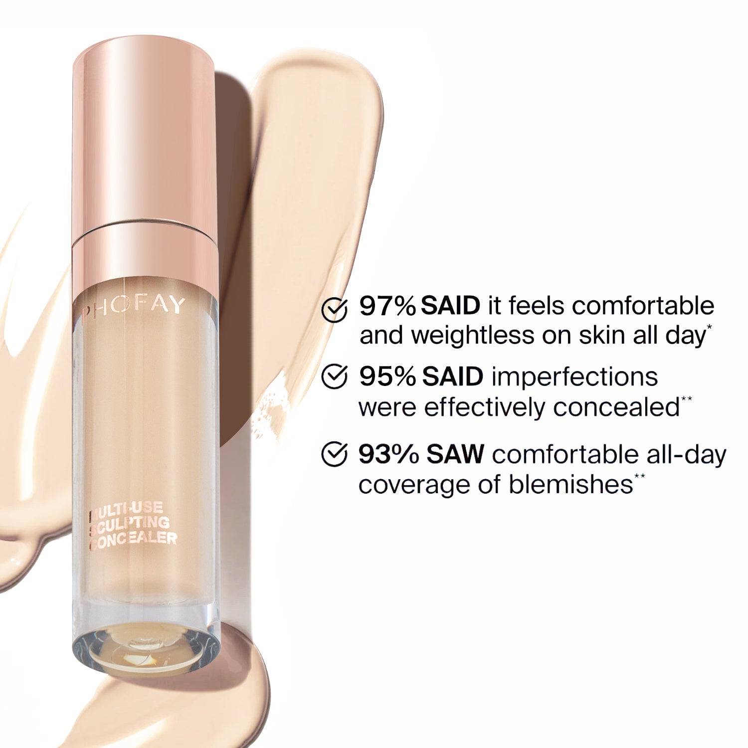 Super Coverage Concealer  PHOFAY & TENDANCE