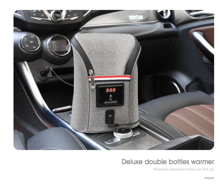 Voiture USB Chauffe-Biberon Portable Voyage Du Sein Lait Chaud