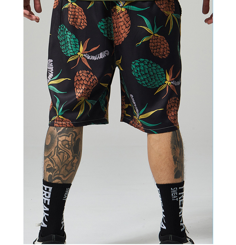 Casual pineapple beach pants