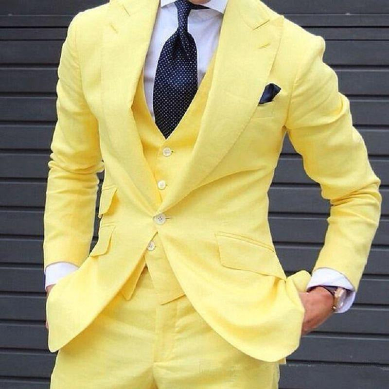 Three Piece Wedding Suit for Men