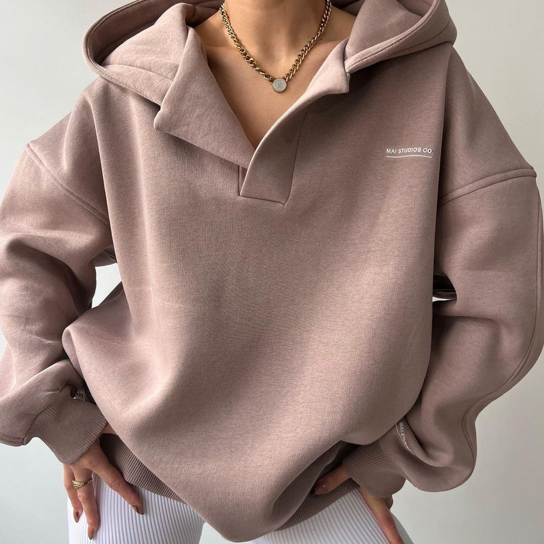 Hooded Basic - Salmon Sweater