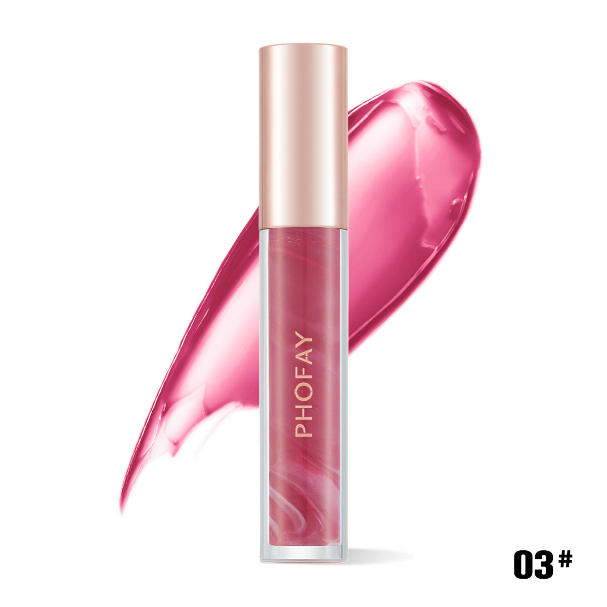 Rose Blooming Gloss Hydratant pour les Lèvres  PHOFAY & TENDANCE