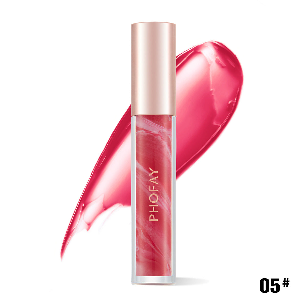 Rose Blooming Gloss Hydratant pour les Lèvres  PHOFAY & TENDANCE