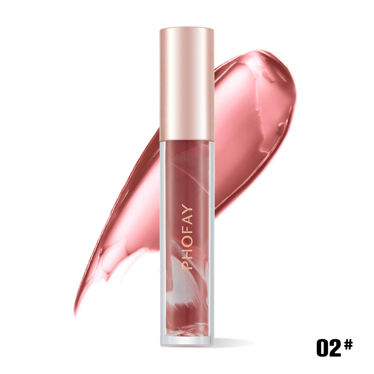 Rose Blooming Gloss Hydratant pour les Lèvres  PHOFAY & TENDANCE