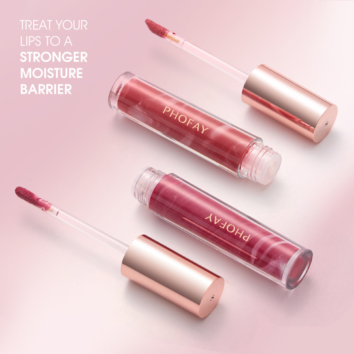 Rose Blooming Gloss Hydratant pour les Lèvres  PHOFAY & TENDANCE