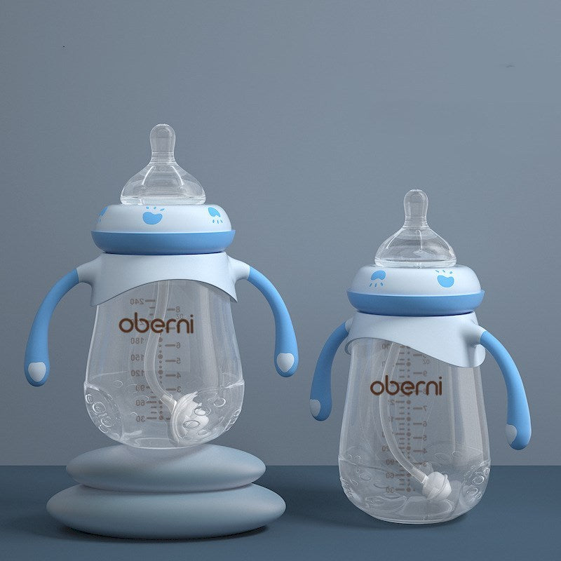 Large caliber Anti-colic baby milk, Anti-fall bottle