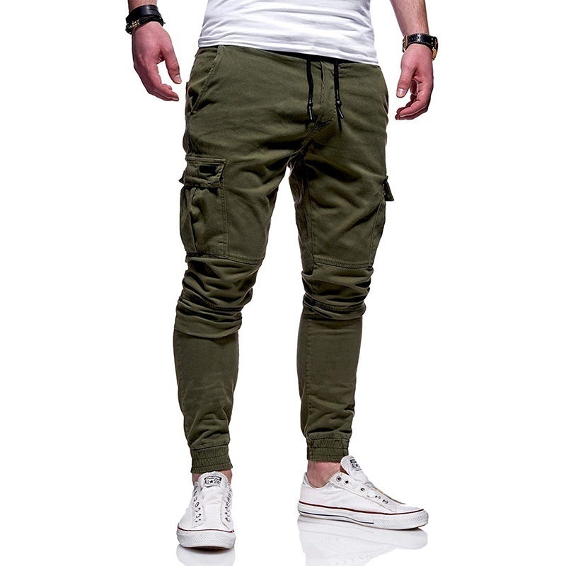 Men Autumn Thin Cotton Casual Pants 