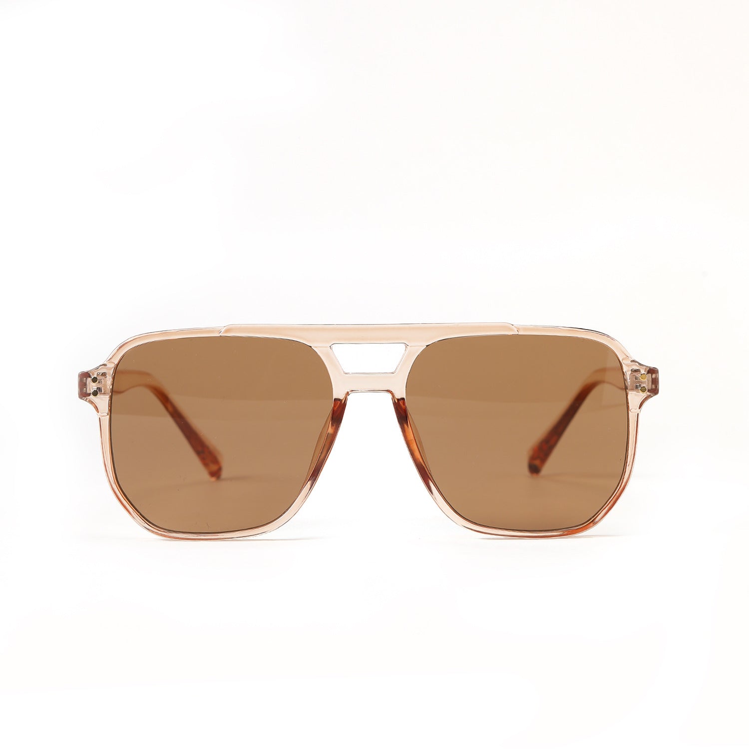 Double beam square sunglasses,