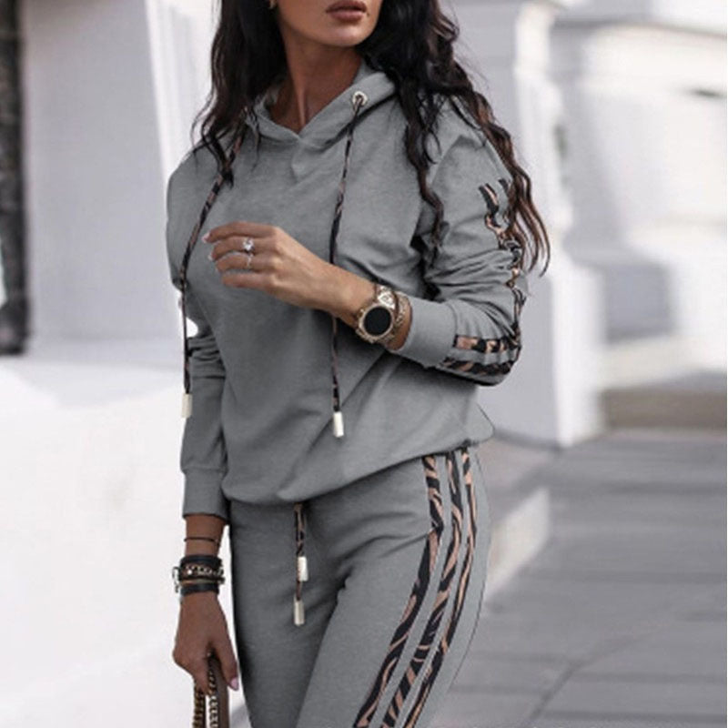 Amazon Hot Sale Fashion Casual Two-Piece Sportswear