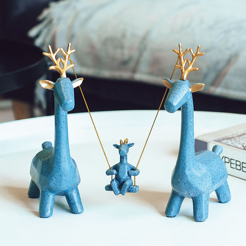 Light luxury deer ornaments