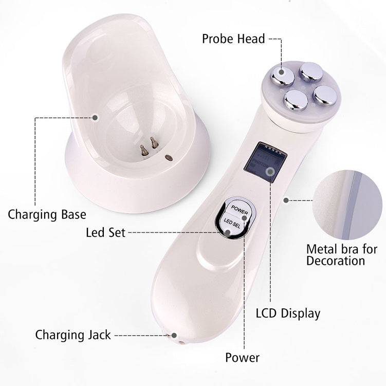 Multifonctionnel rajeunissement de la peau instrument de soins qi