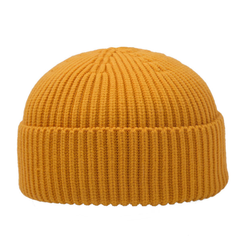 Retro Solid Color Adult Melon Hat