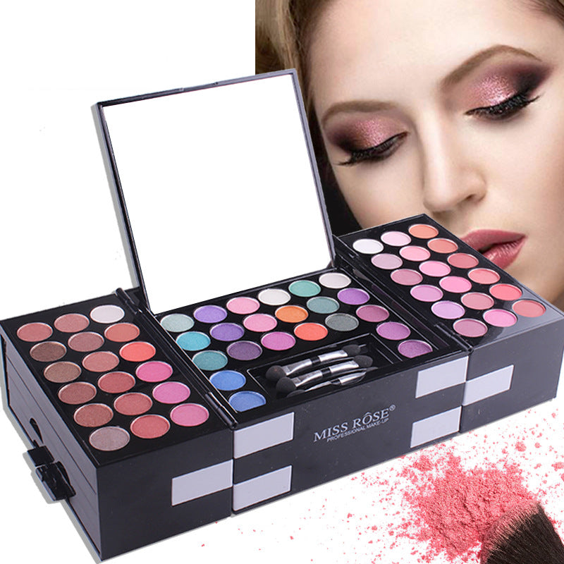 MISS ROSE 144 couleur 3 couleur 3 couleur fard à paupières blush sourcil maquillage  kit spécial en gros