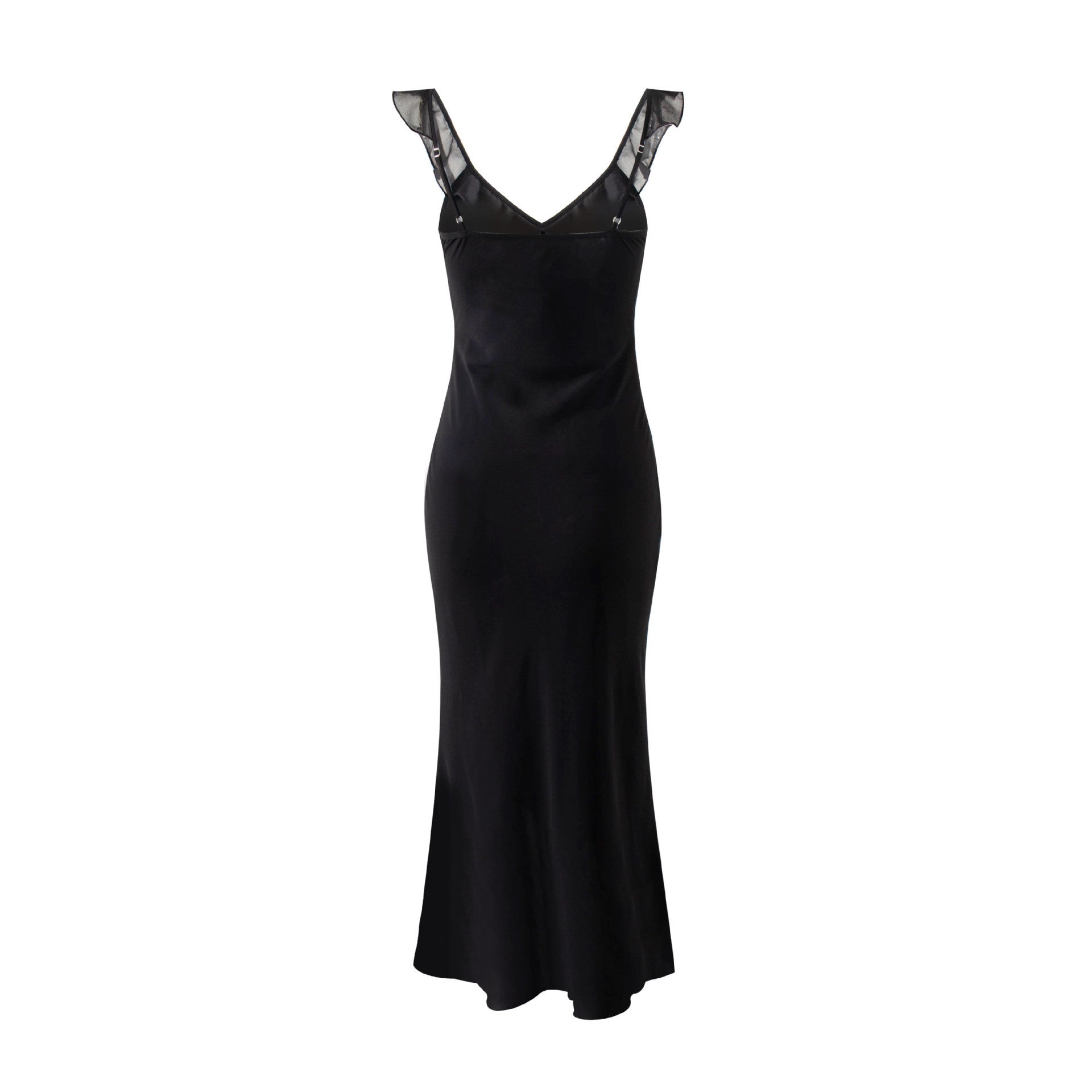 VINTAGE RUFFLED DRESSES WITH FITTED WAIST