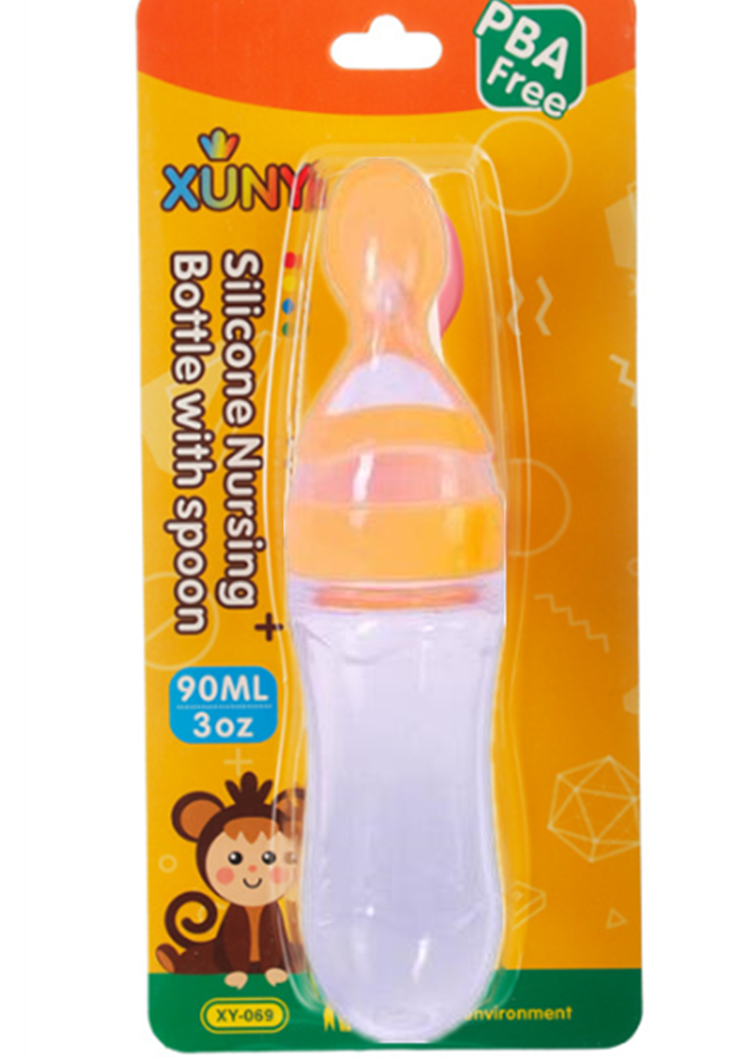 Silicone Training Rice Spoon, Infant Cereal Food Supplement, Safe Feeder