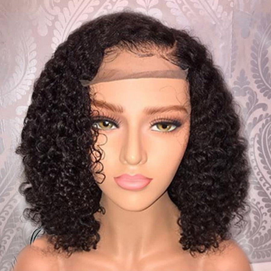 Perruque synthétique cheveux courts Curly