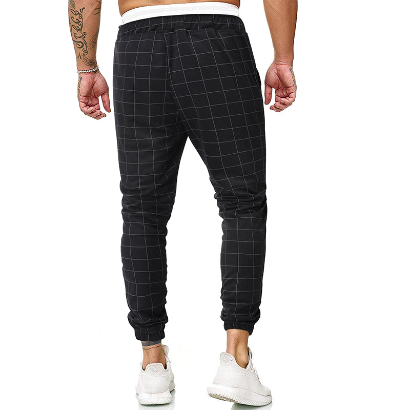 Fashion check casual pants