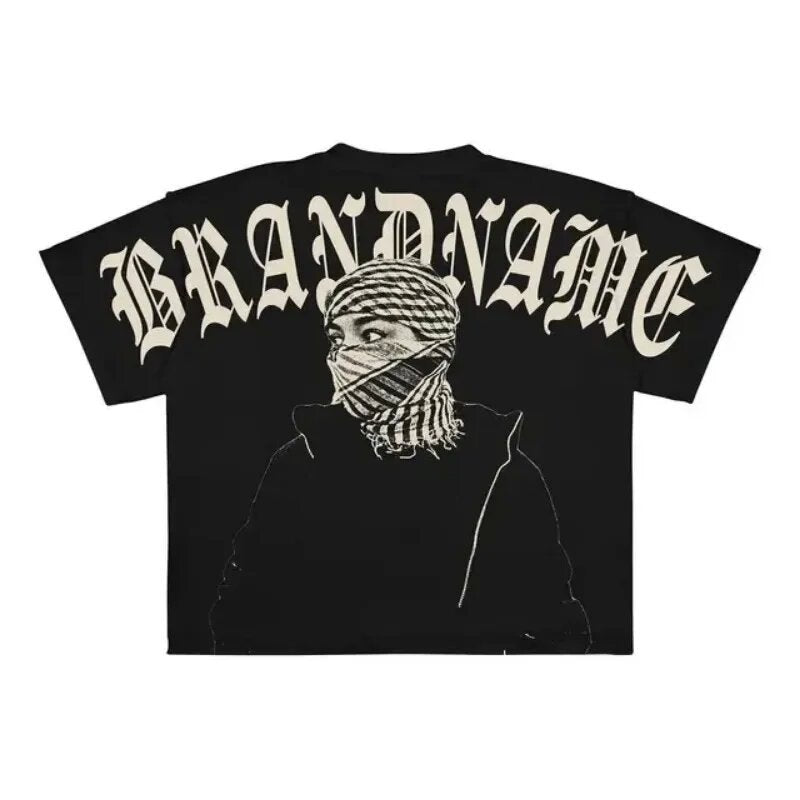 Y2g Harajuku T-shirt Unisexe Hip Hop Gothic Graphic T-shirt