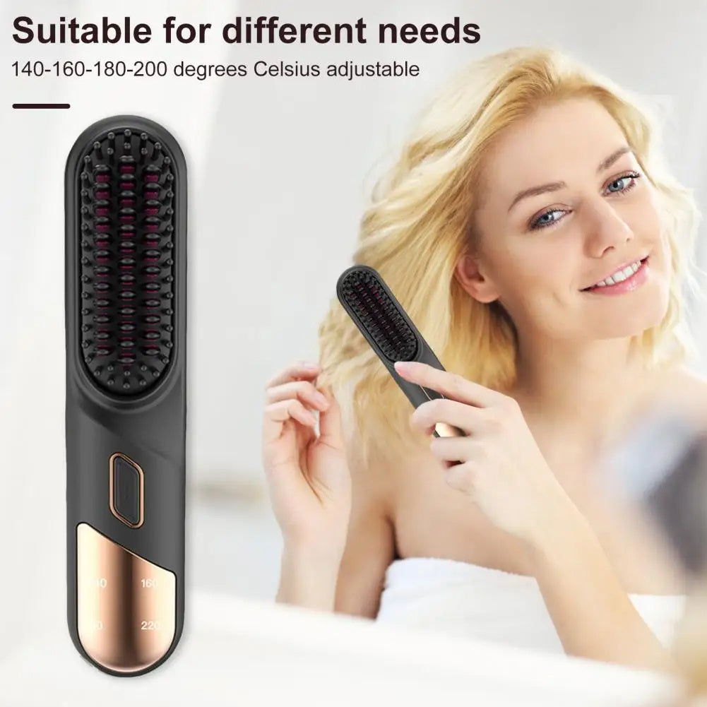 Brosse à lisser sans fil